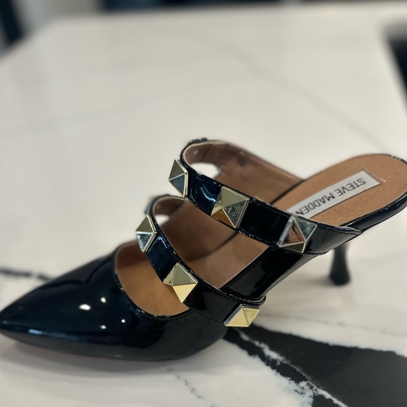 Steve Madden strappy patent kitten heel - Picture 6 of 9